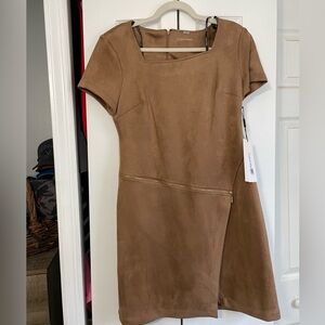 NWT Size 10 Calvin Klein suede dress NEVER WORN